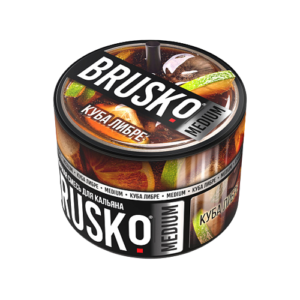 Бестабачная смесь BRUSKO - КУБА ЛИБРЕ (MEDIUM) - 50 GR