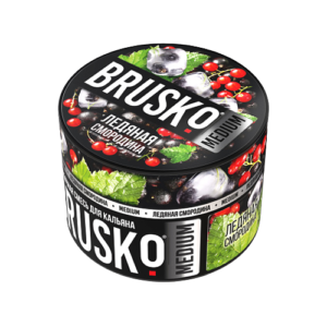 Бестабачная смесь BRUSKO - ЛЕДЯНАЯ СМОРОДИНА (MEDIUM) - 50 GR