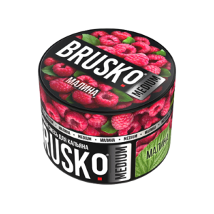 Бестабачная смесь BRUSKO - МАЛИНА (MEDIUM) - 50 GR