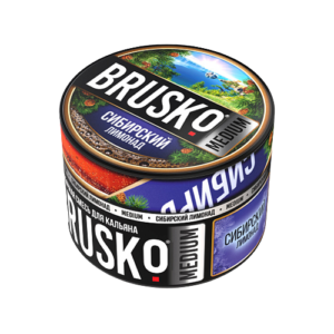 Бестабачная смесь BRUSKO - СИБИРСКИЙ ЛИМОНАД (MEDIUM) - 50 GR