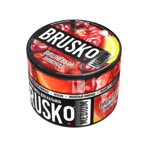 Бестабачная смесь BRUSKO - ВИШНЕВЫЙ ЛИМОНАД (MEDIUM) - 50 GR